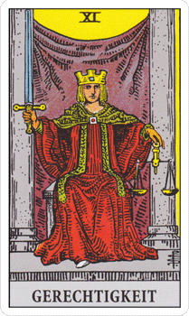 Tarotkarte Gerechtigkeit